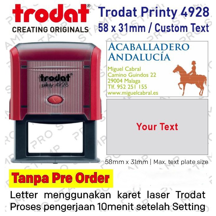 

Stempel Trodat 4928 + LETTER