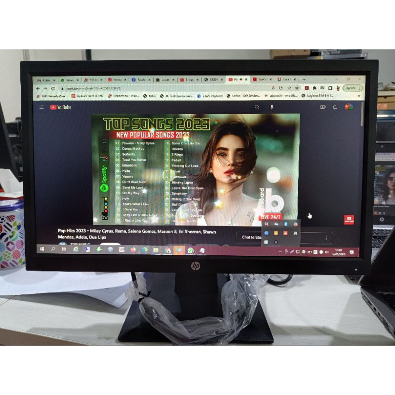 Monitor LED HP P204V HDMI DP VGA NEW KARDUS SEGEL