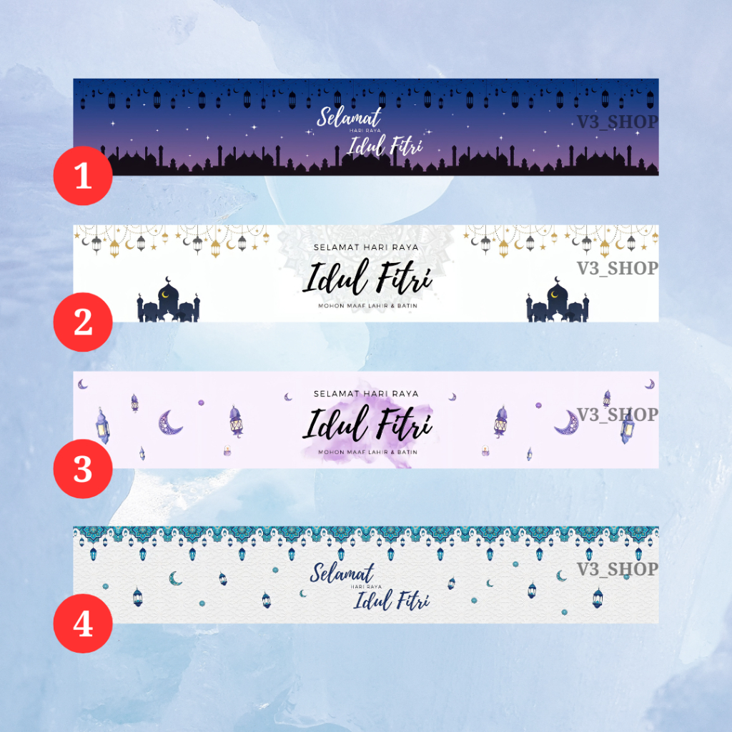 

[27pcs] Paper Belt Idul Fitri / Lebaran / Puasa / Ramadan