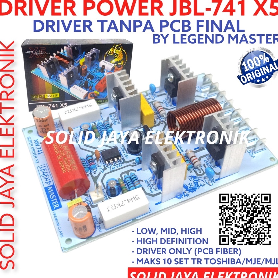 HOT SALE KIT SUPER DRIVER POWER AMPLIFIER JBL 741 X5 JBL741 X5 KIT POWER AUDIO AMPLIFIER AMPLI JBL74