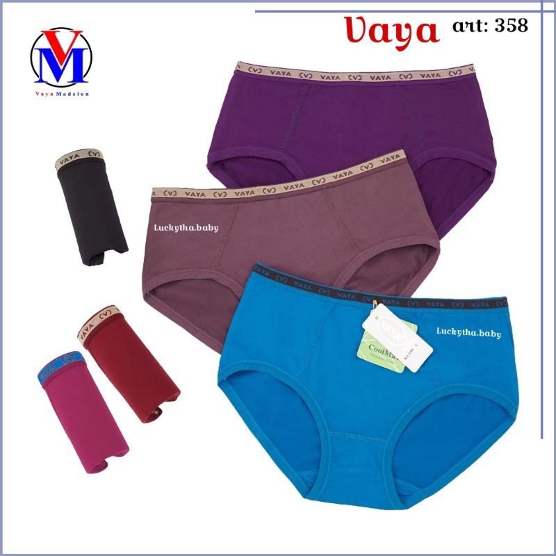 12 pcs vaya  - harga grosir celana dalam wanita vaya cool max 298 , 358 / CD vaya terbaru