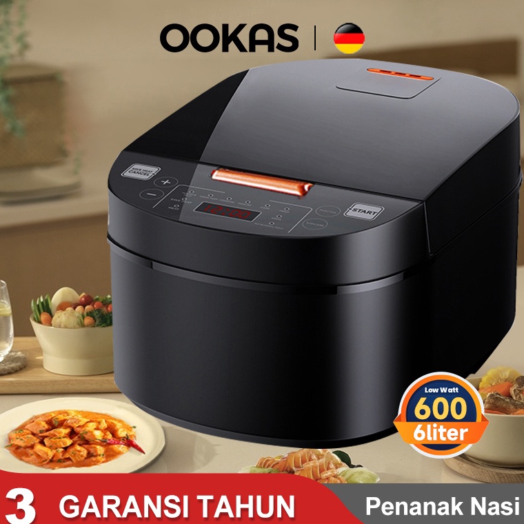 MURAH BANGET OOKAS HOME Magic Com Penanak Nasi Rice Cooker Digital Elektrik Anti Lengket Low Watt 35