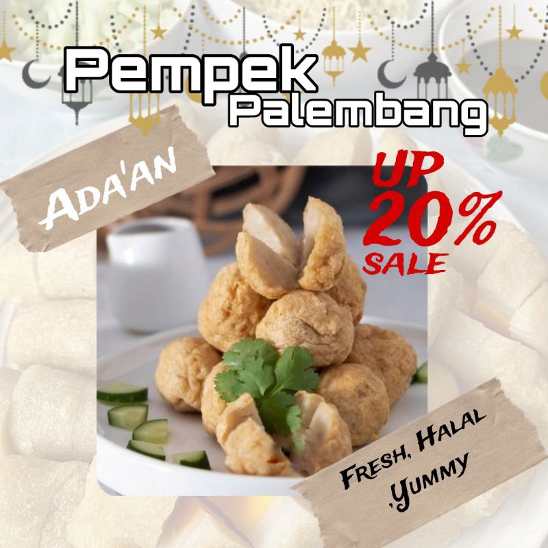 PEMPEK ASLI PALEMBANG IKAN TENGGIRI ADA'AN FROZEN ISI 7 PCS + CUKO Murah Ekonomis  | empek empek palembang asli ikan tenggiri | Pempek Palembang Ramadan Sale