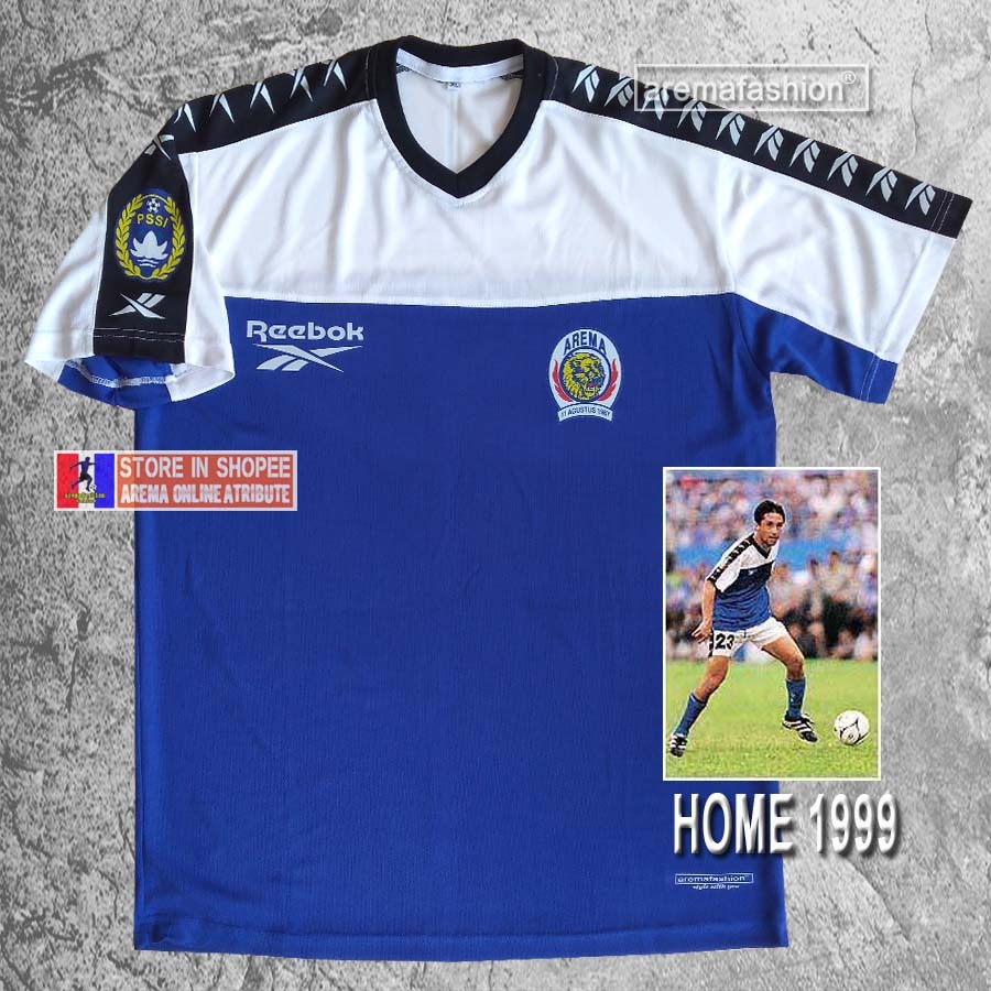 SETELAN JERSEY AREMA 1999 REEBOK JERSEY KAOS AREMA KLASIK - AREMA ONLINE BAJU
