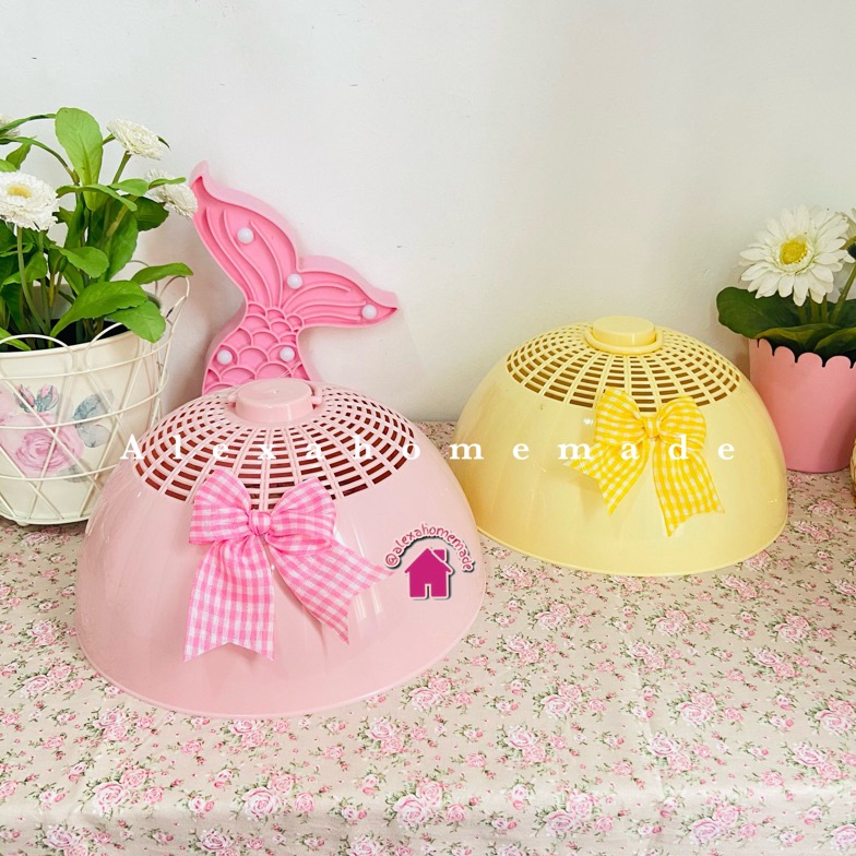 ART F23Y TUDUNG SAJI MINI PASTEL PINK  penutup piring