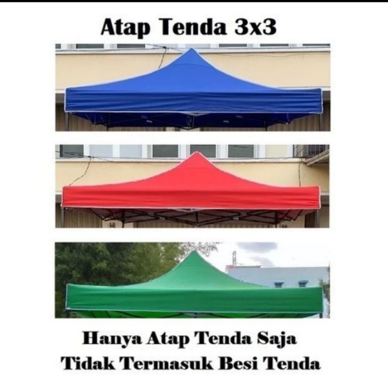 atap tenda lipat 3x3