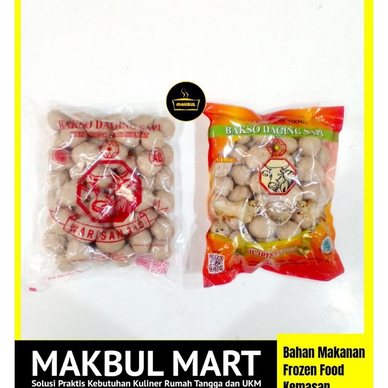 

HTM966 COD Bakso Warisan AB isi 5 Reguler dan Urat