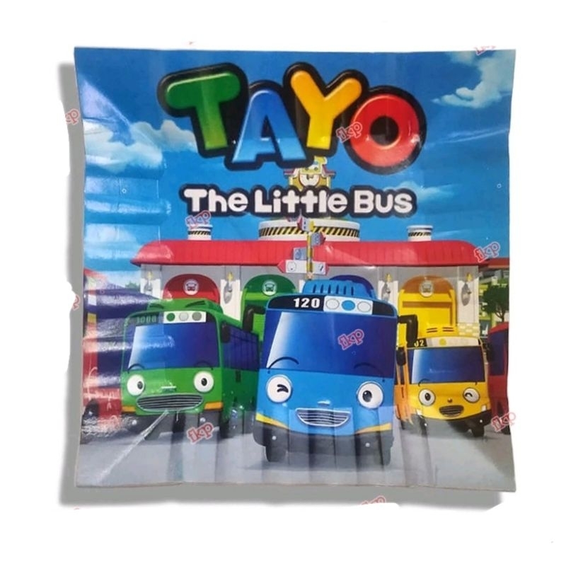 Piring kertas TAYO piring snack ultah piring kue ulang tahun TAYO birthday party paper plate paket p