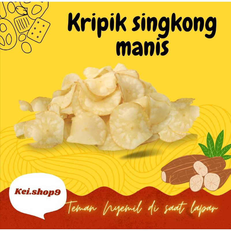 

kripik singkong rasa manis