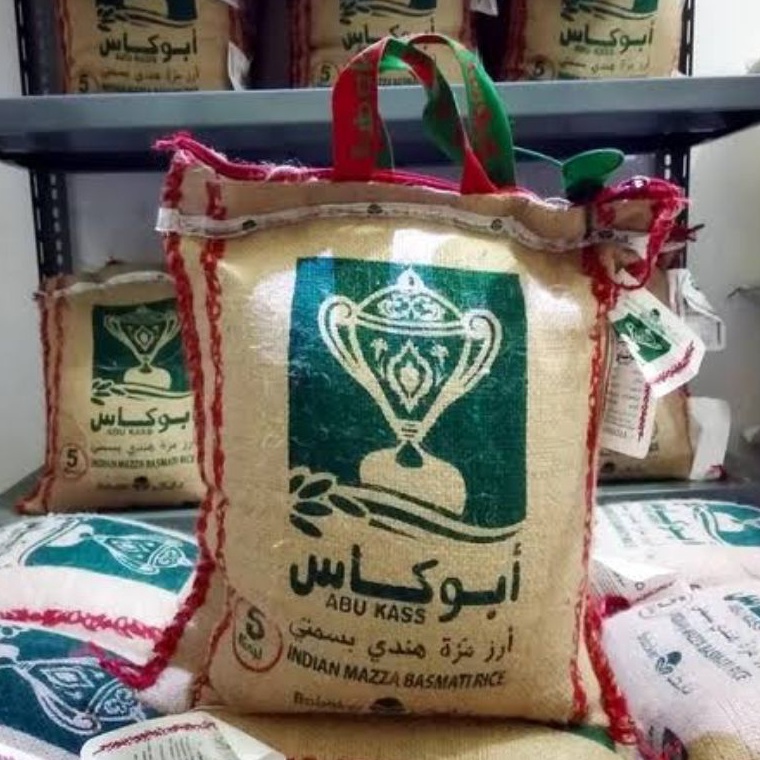 

JRQ387 BEST SELLER Beras basmati Rice Abu Kass basmati rice 1kg