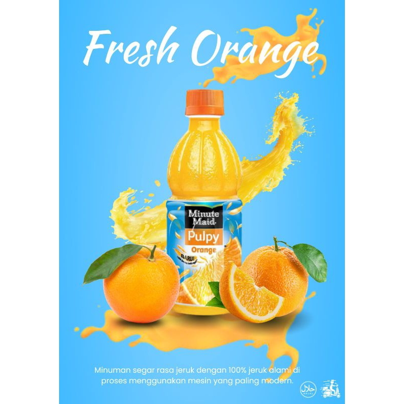 

Minute Maid Juice Pulpy Orange 300ml per pack 12 botol