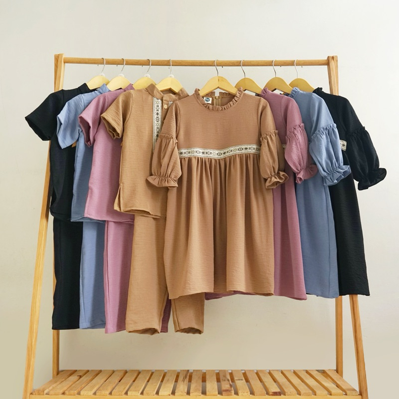 GAMIS DAN KOKO ANAK LEBARAN | Baju muslim anak perempuan dan koko anak laki-laki