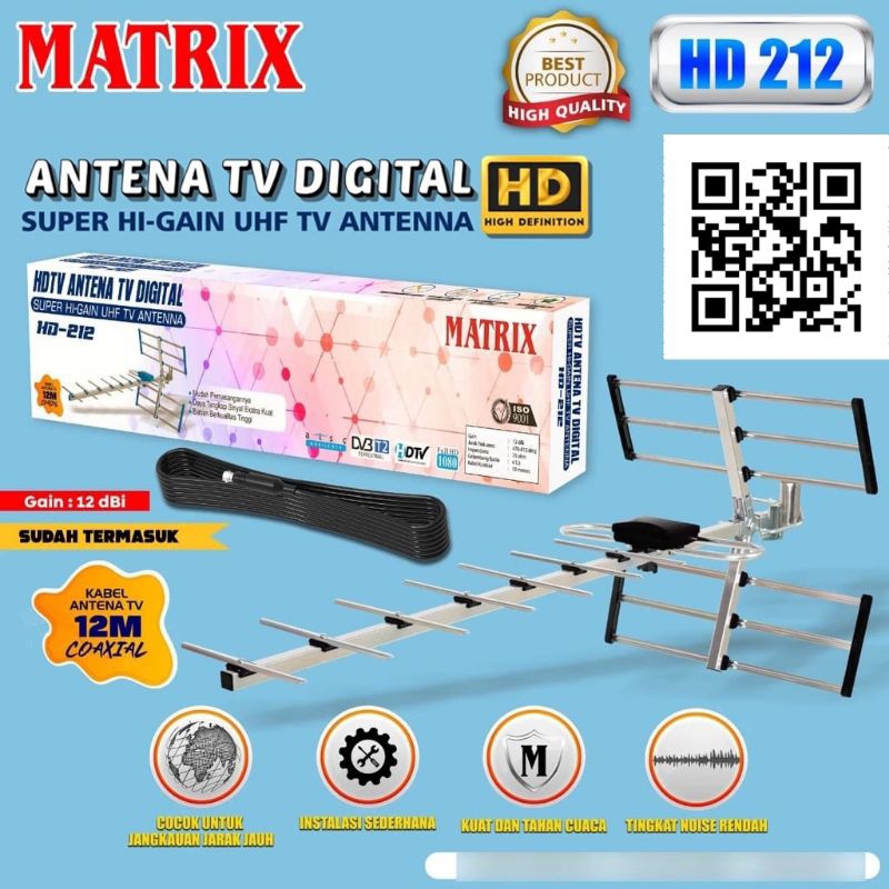 ANTENA DIGITAL OUTDOOR MATRIX ASLI