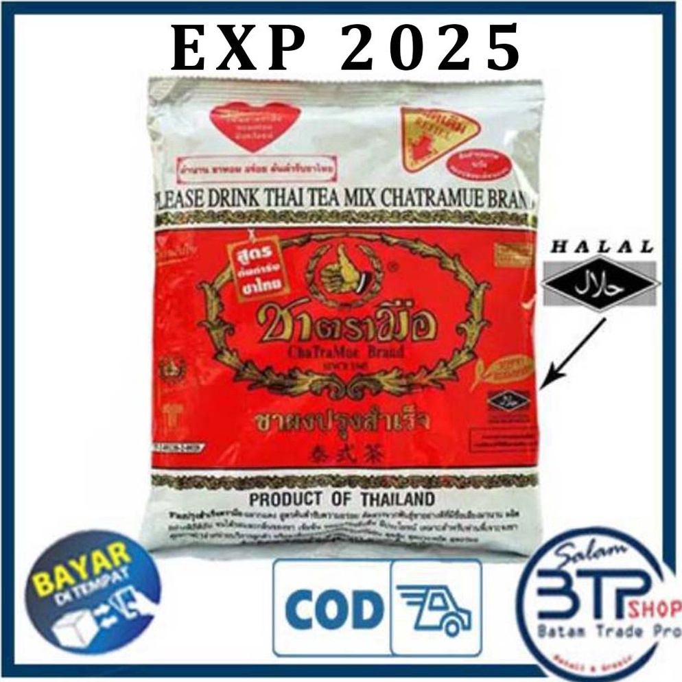 

TTL866 XC26619 BTP THAI TEA MIX CHATRAMUE BRAND 4grams