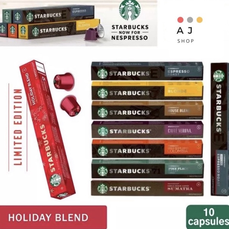 

WLI836 Terbaik Nespresso Starbucks Coffee Capsule ORIGINAL