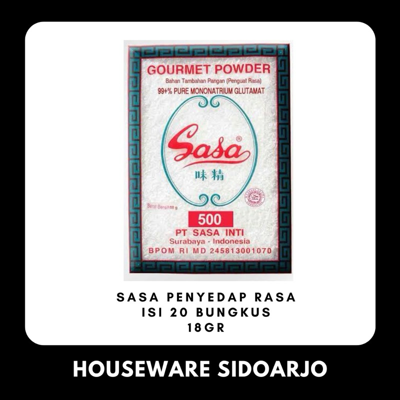 

Sasa MSG Penyedap Rasa Bumbu Masak 8Gram Paket 20 Sachet Atau Bungkus