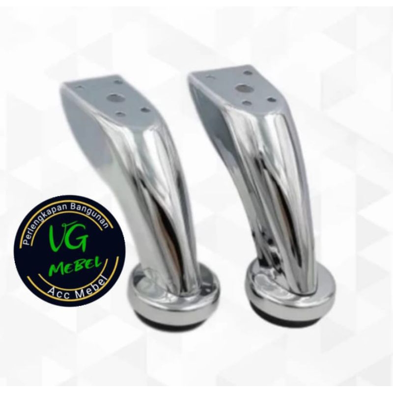 Kaki Kursi Sofa 10 cm / Kaki Lemari Meja KILAP Model Entong Kaki Babi