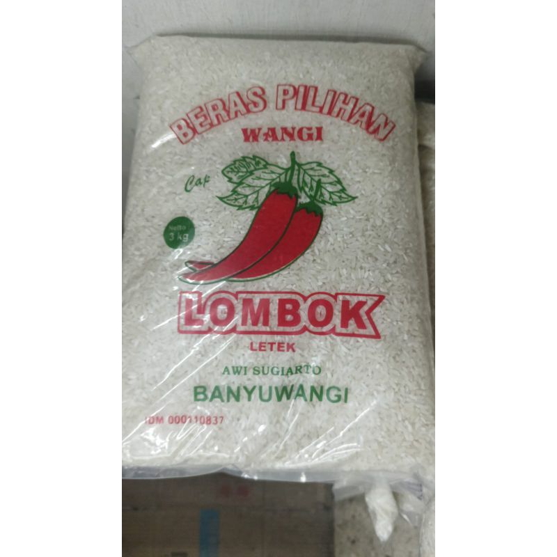 

Beras Premium Wangi Lombok 3 kg dan 5 kg