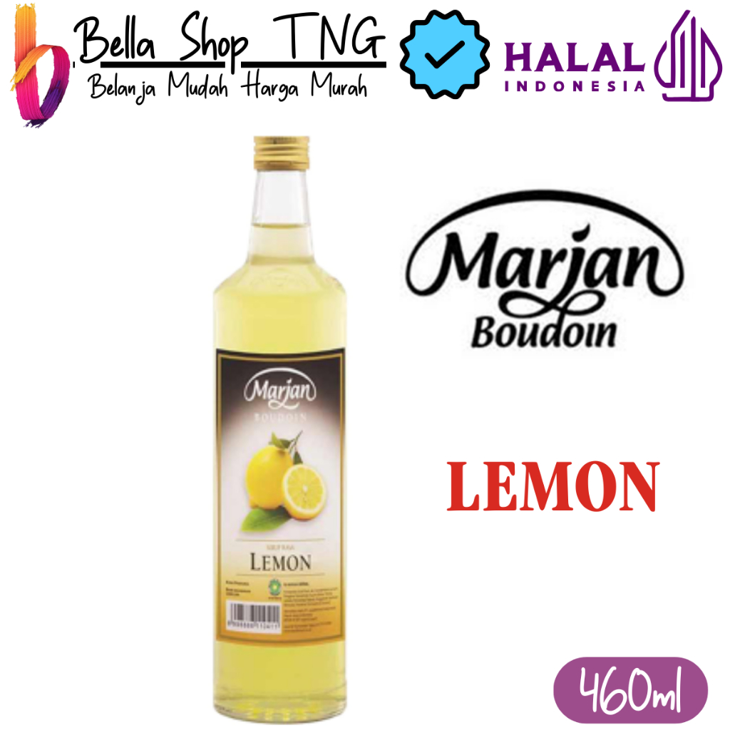 

Marjan Boudoin Sirup Lemon Botol 460 ml