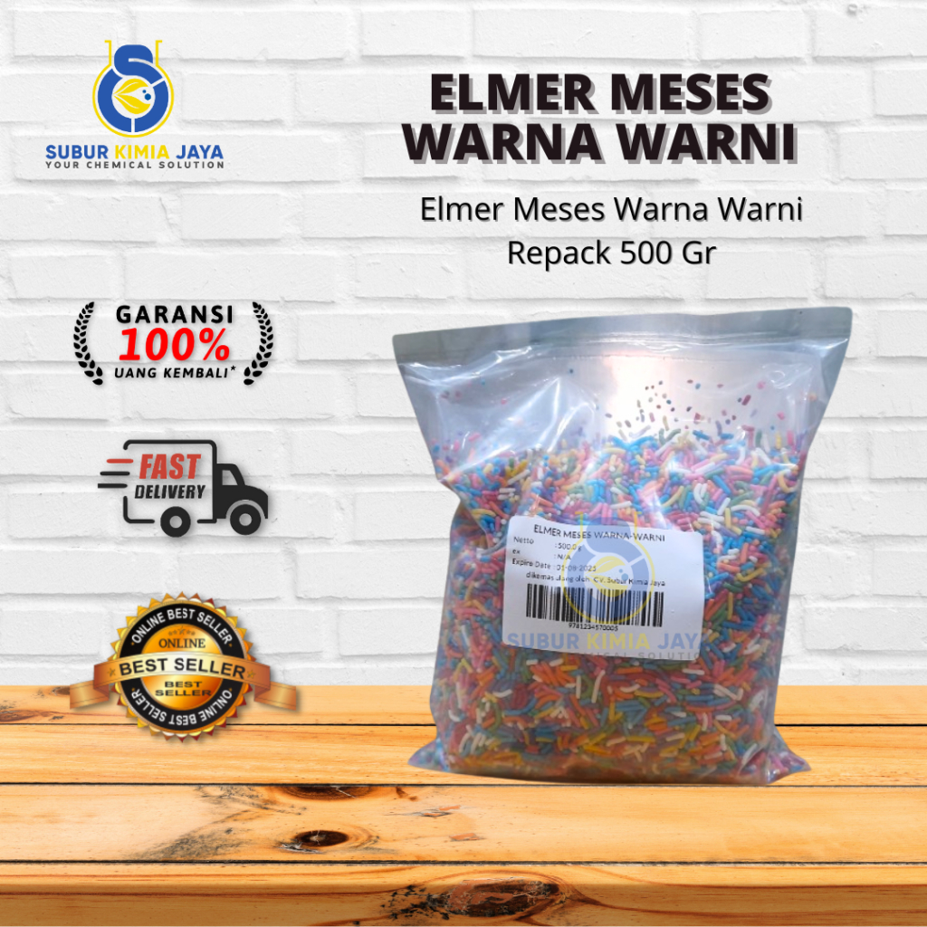 

Elmer Meses Warna Warni 500 Gr / Colorful Meses Elmer / Chocorice