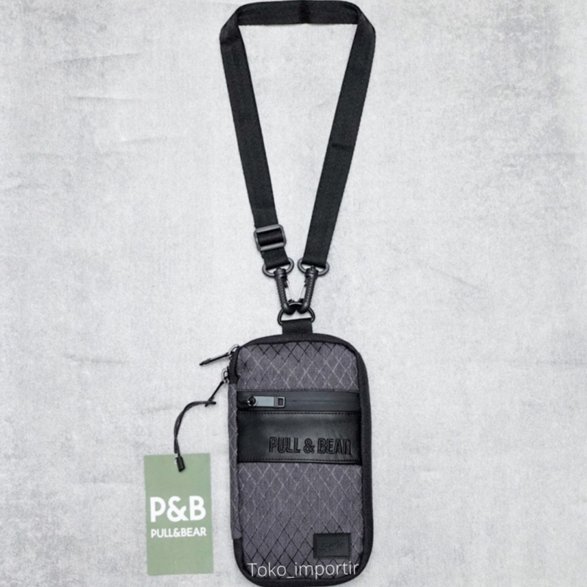 Tas Slingbag Pull&Bear Selempang Pria Import Mirror Original