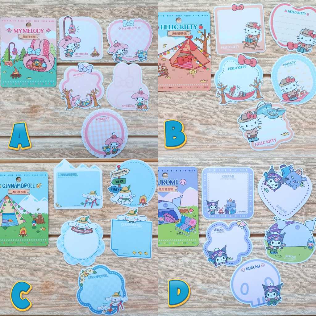

SET STIKER BENTUK ISI 30 SERI CAMPING KUROMI MELODY MXLYBQ02