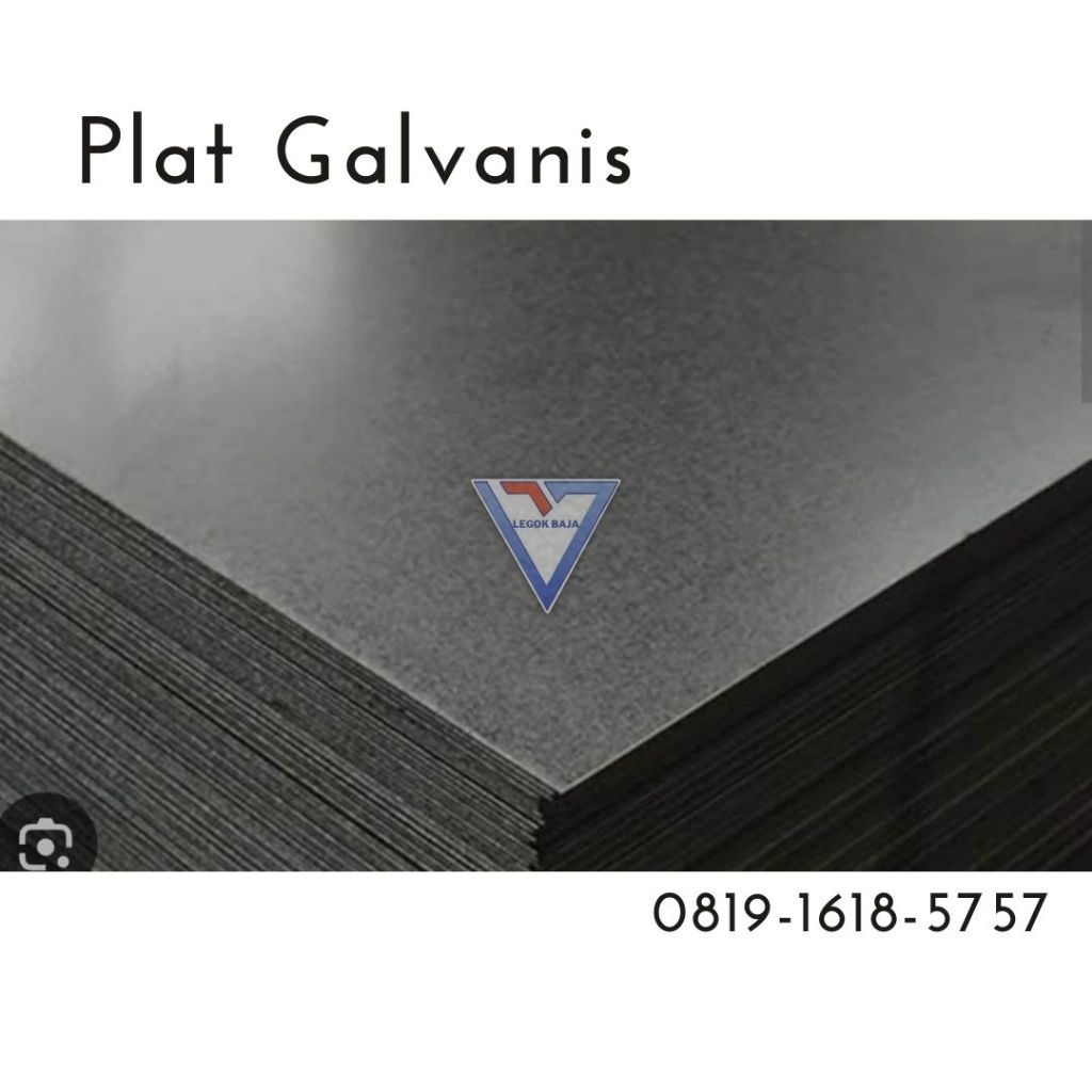 PLAT GALVANIS LEMBARAN KETEBALAN 1 MM UKURAN 1200 x 2400 MM