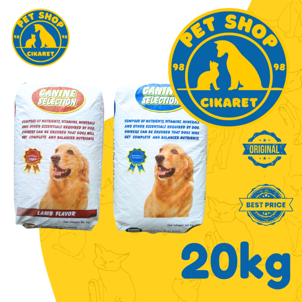 Canine Selection Lamb / Chicken 20kg Makanan Anjing Dog food