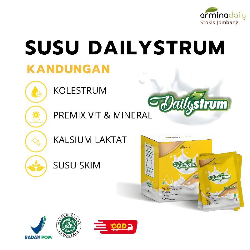 

Susu DailyStrum Original Armina Daily Susu Kolostrum Termurah