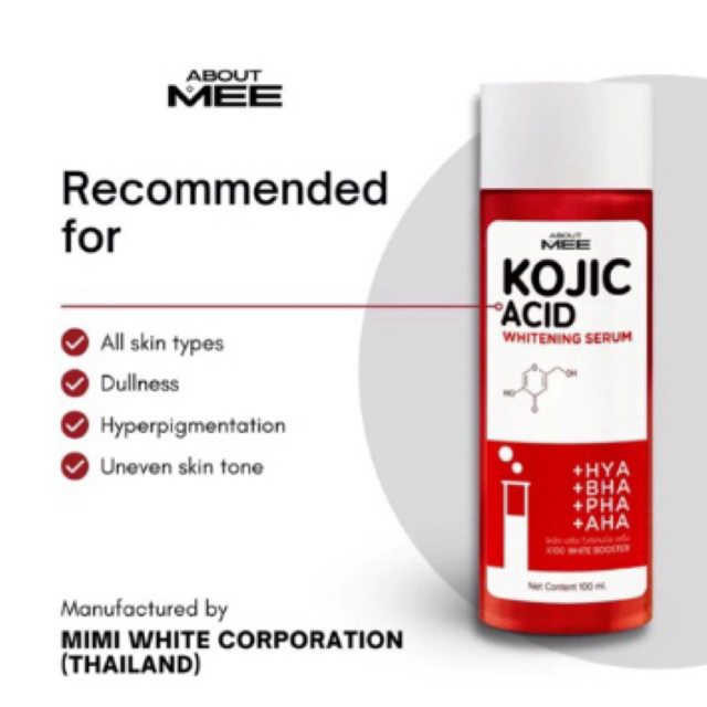 ABOUTMEE - KOJIC ACID BODY SERUM 100ML | KOJIC ACID BRIGHTENING BODY SERUM