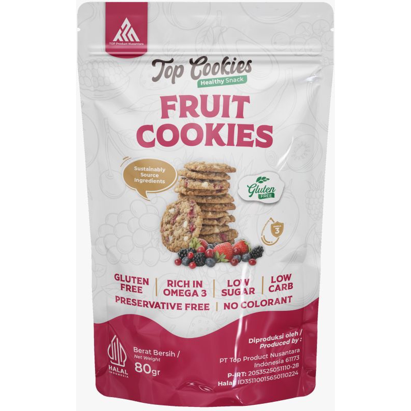 

TOP COOKIES FRUIT GLUTEN FREE 80GR