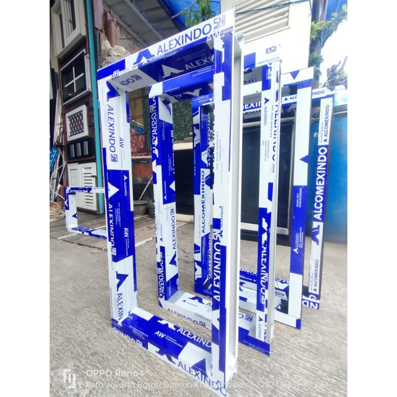 JENDELA ALUMINIUM 80X40 TERLARIS/JENDELA KACA/JENDELA BOVENLI/JENDELA ANTI RAYAP/KUSEN ALUMINIUM
