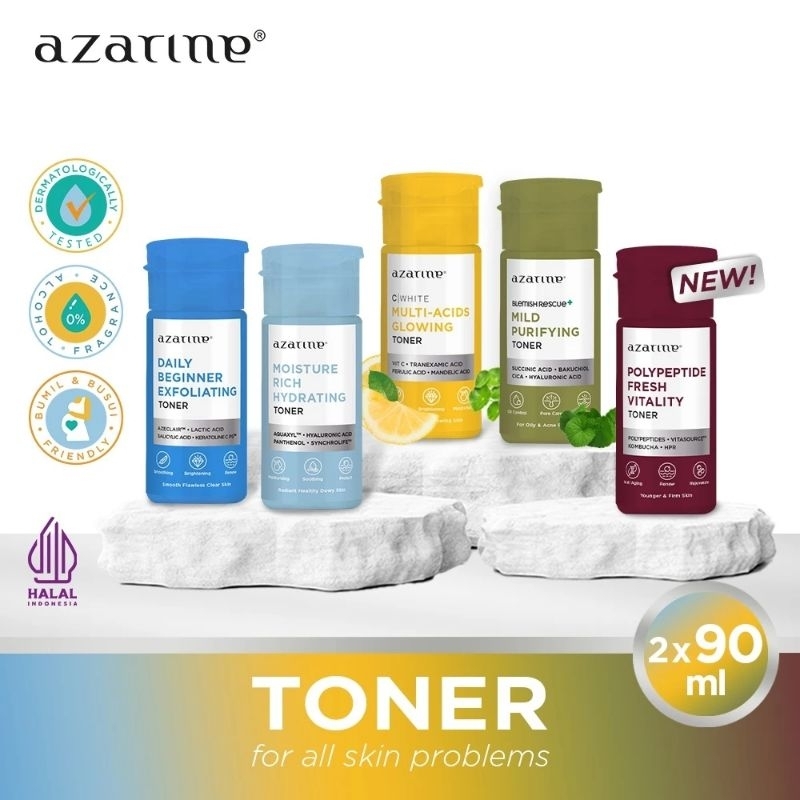 AZARINE TONER sejuta umat all series | toner azarine all series