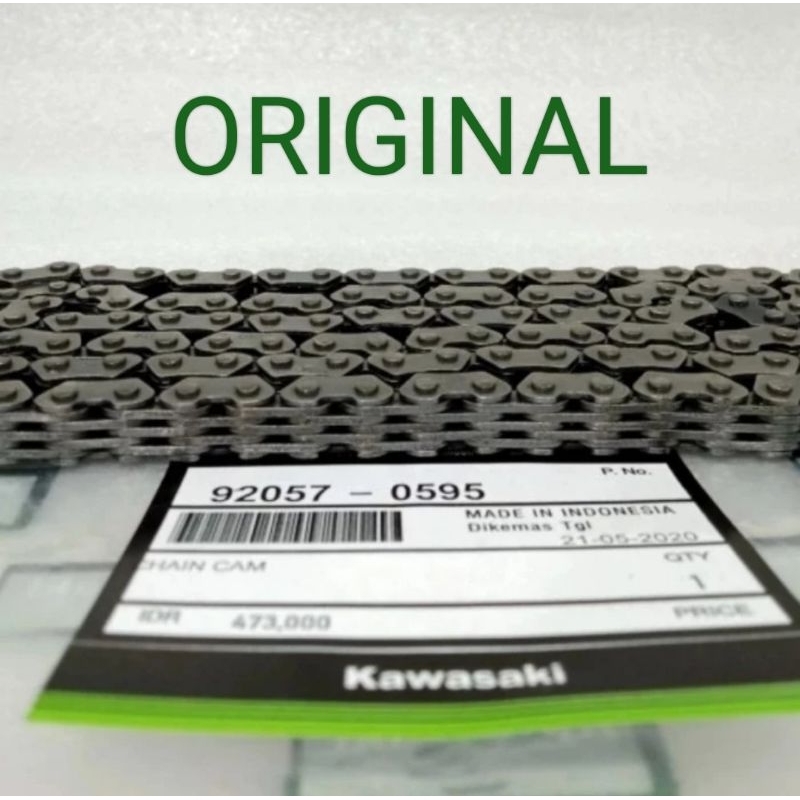 Rantai Keteng Rantai Mesin Ninja 250 Karbu Ninja 250 FI injeksi Z250 Versys 250 ORI Original Asli