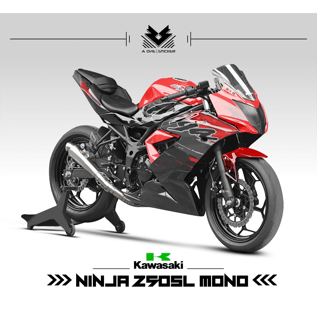 STRIPING NINJA250SL MONO / MOTIF 11 / STICKER / NINJA250RR MONO / 250 / RR MONO / 250SL / 250RR MONO