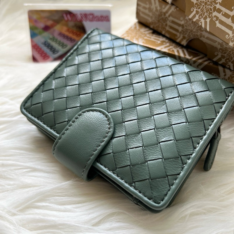 WANG101 - PROMO Dompet CHECKERS WOVEN kulit anyam original dompet lipat