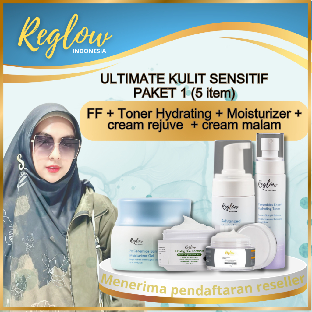 COD BISA - 0SBS Skincare Reglow Ultimate untuk Kulit Sensitif Paket 1 (5 pcs) Skinbarrier Distributo