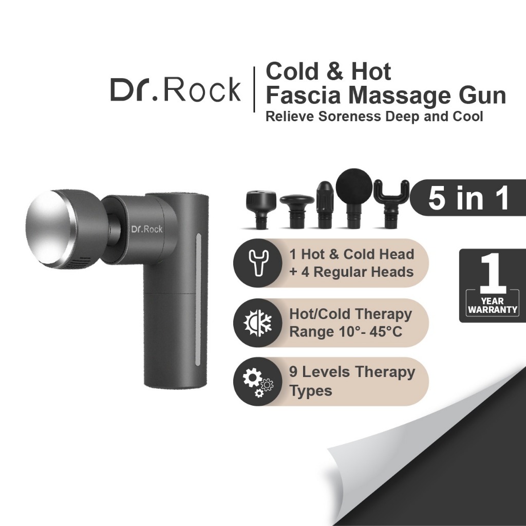 Dr. Rock Hot & Cold Pocket Massage Gun Alat Pijat Elektrik