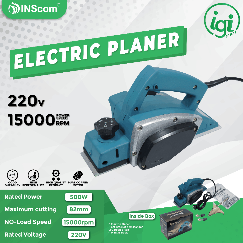 MESIN SERUT KAYU PASAH KETAM LISTRIK ELECTRIC WOOD PLANER MACHINE