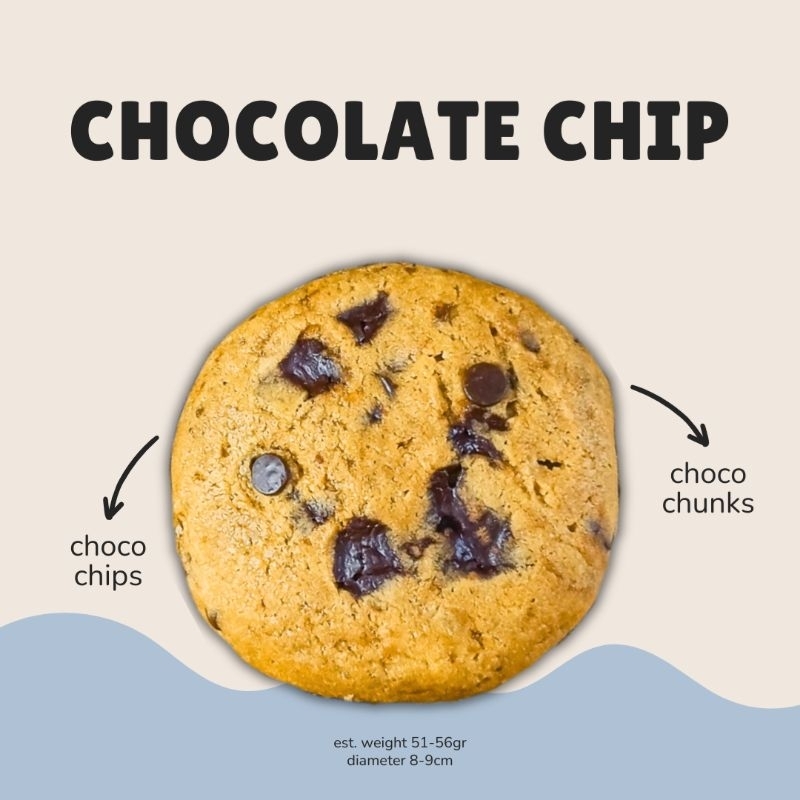 

soft baked cookies choco chips