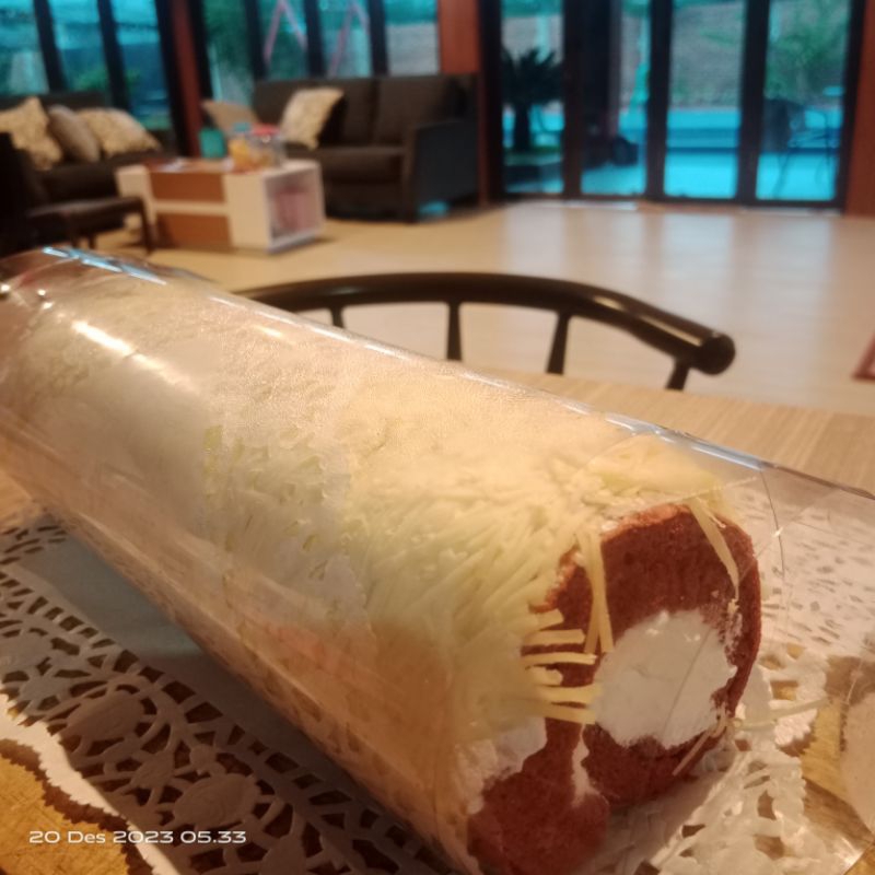 

bolu gulung roll cake red velvet