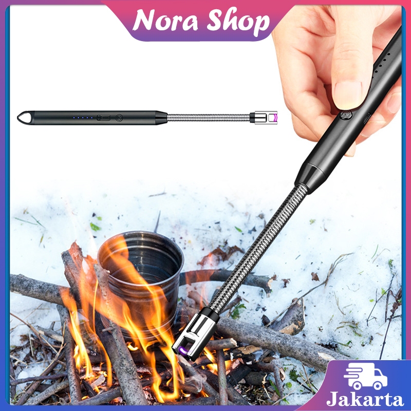 Korek Api Elektrik Korek Api Kompor Gas Pemantik Elektrik USB Charge Windproof Pemantik