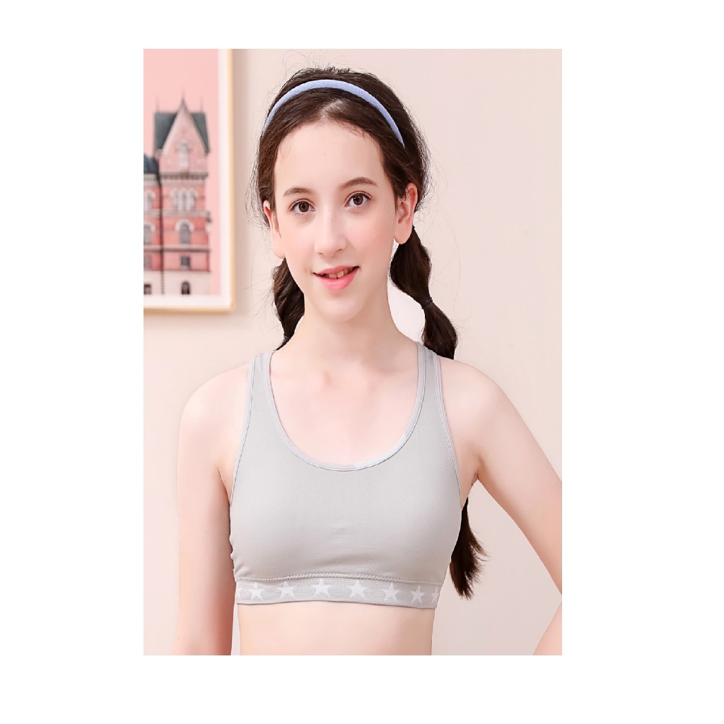 Young Curves Bra Seamless Junior Little C22-100041 - Grey, L