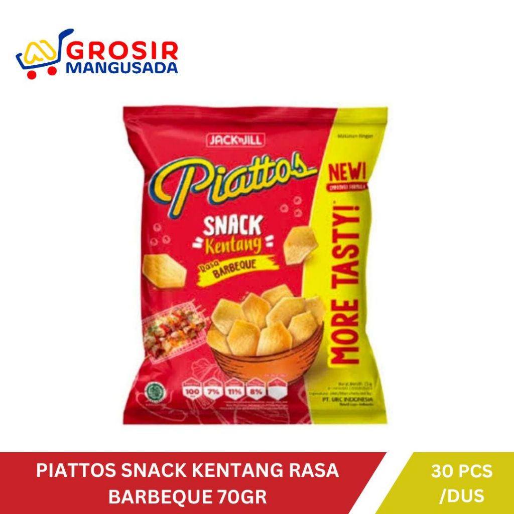 

Piattos Snack Kentang Rasa Barbeque 70gr Harga Grosir 30 pcs