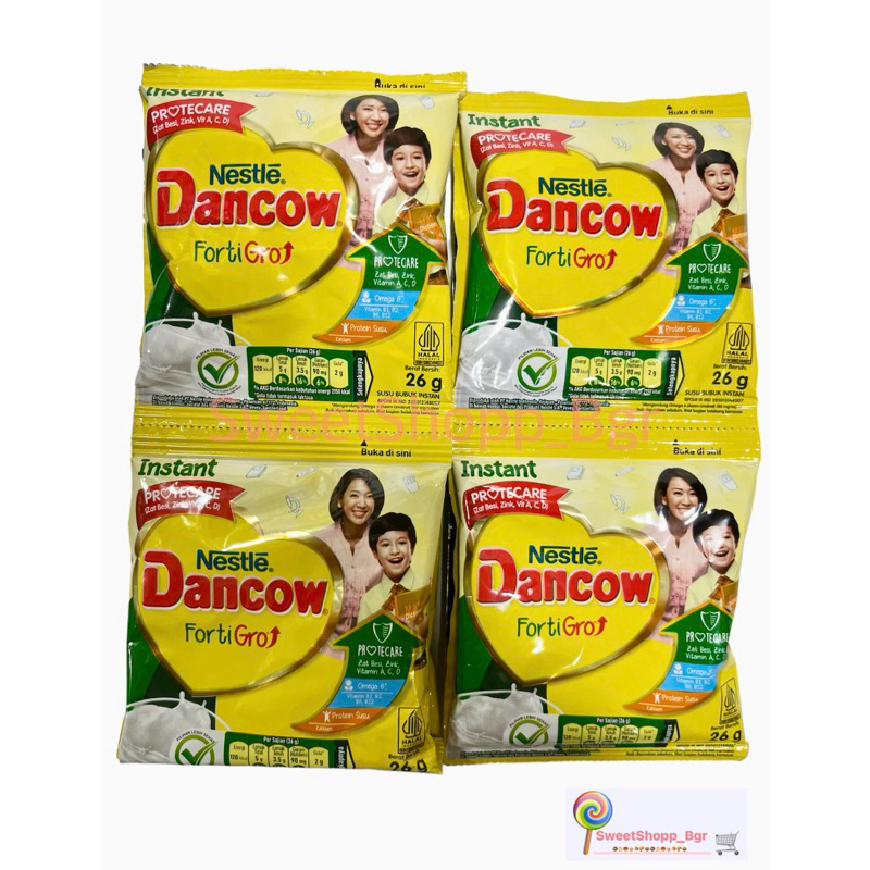 

Susu Dancow Putih dan Coklat 26 gr (sachet)