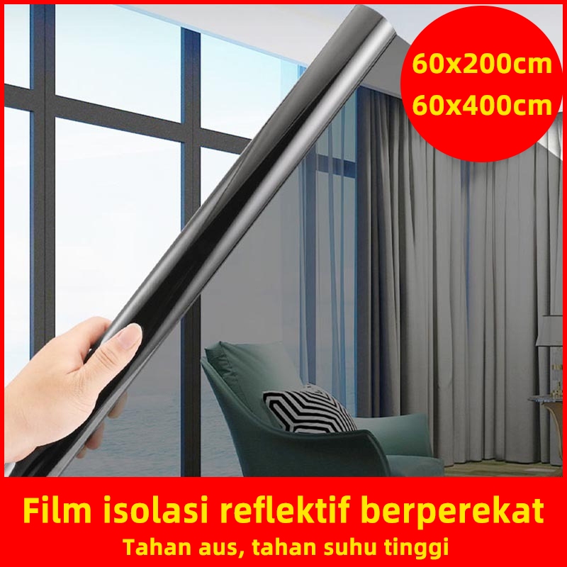[Barang spot] kaca film satu arah  setiker kaca cermin stiker kaca
