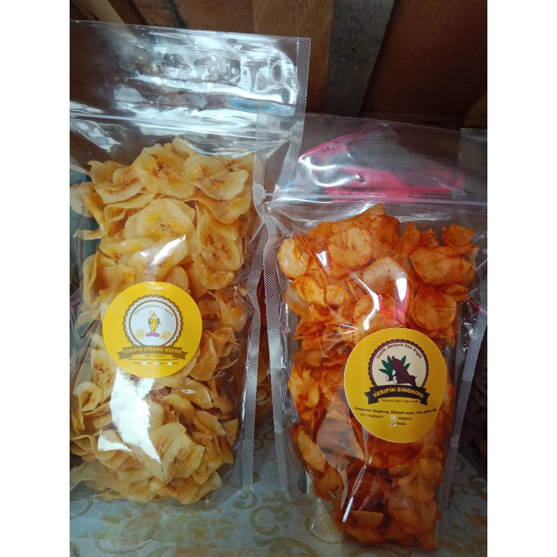 

Keripik Pisang Kepok Coklat