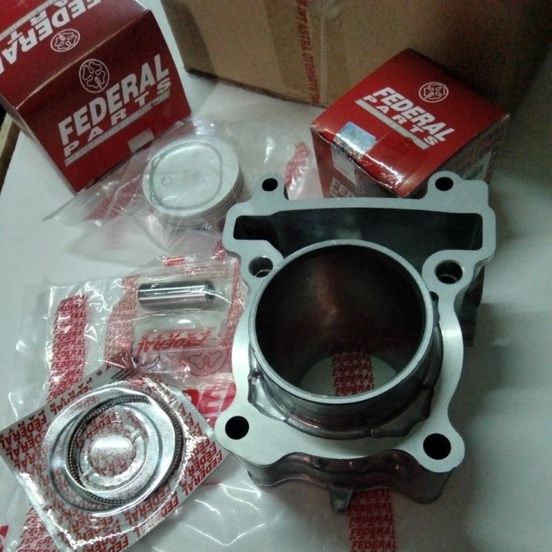 Paket Silinder Blok Seher Boring Set VIXION OLD NEW 1PA Cylinder Block FEDERAL FP Original Ori Asli 