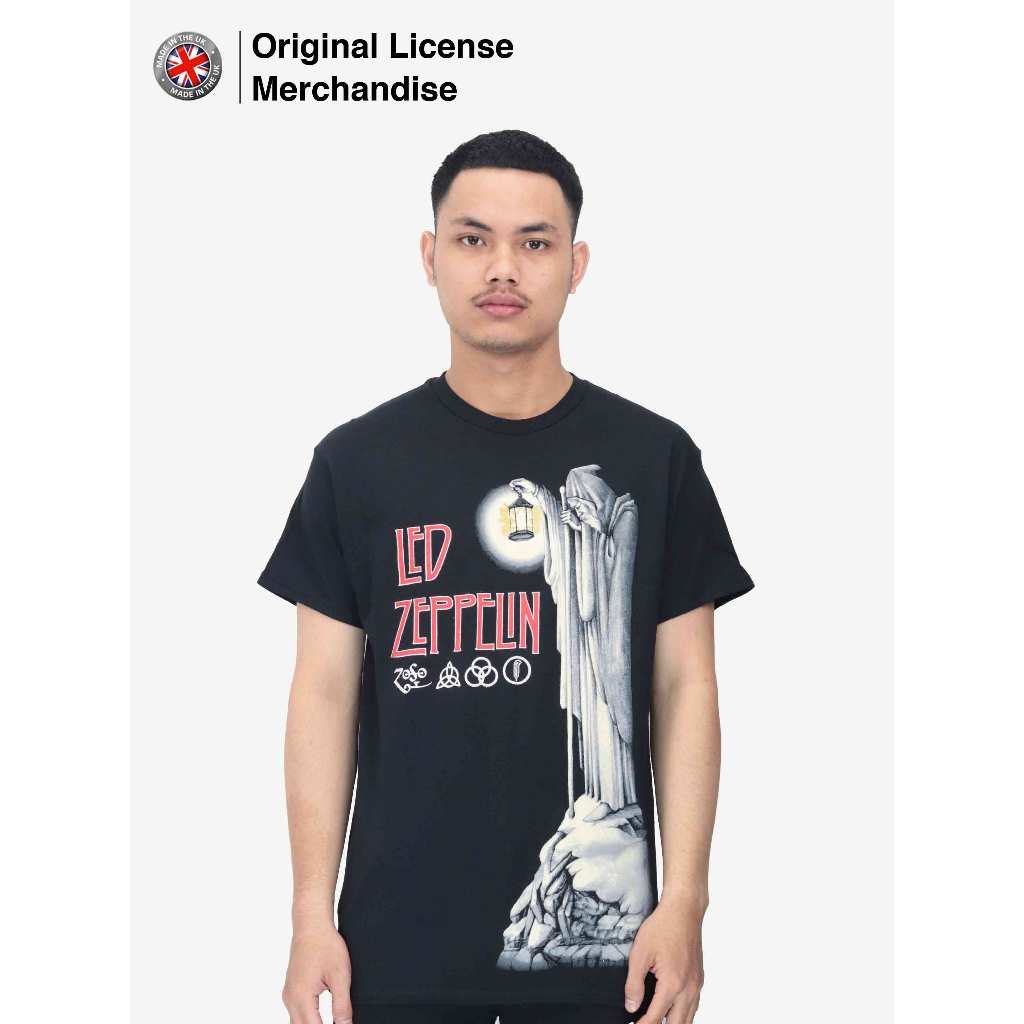 Kaos Baju Tshirt Import Premium Pria Laki Wanita Rock Musik LED ZEPPELIN Original Hermit