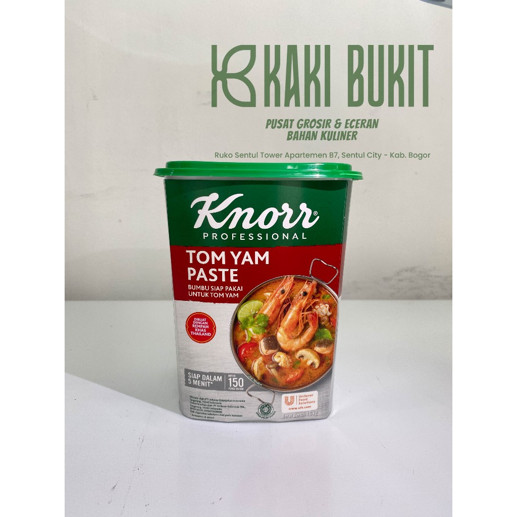 

Knorr Paste Tom Yam 1.5 kg